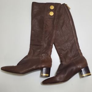 TORY BURCH Leather Riding Boot Ramsey